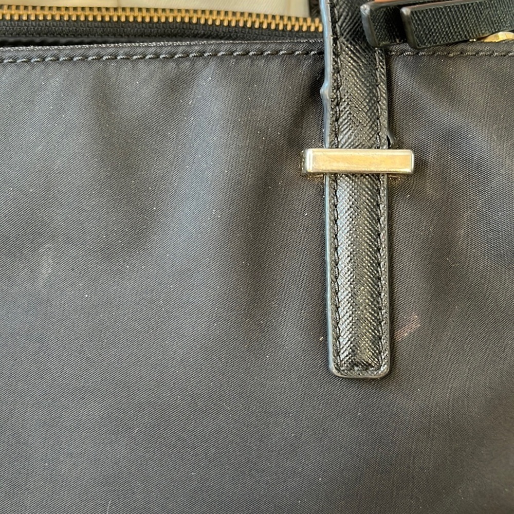 Kate Spade  Tote  Nylon  Triple compartment satchel  Black Size 9”h x 11”w x 3.5 - Picture 6 of 13